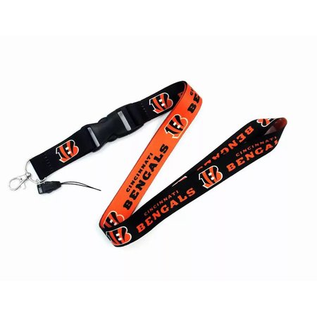 Cincinnati Bengals NFL Neck Lanyard Football Teams Detachable Strap Lanyards for Cellphone Holder